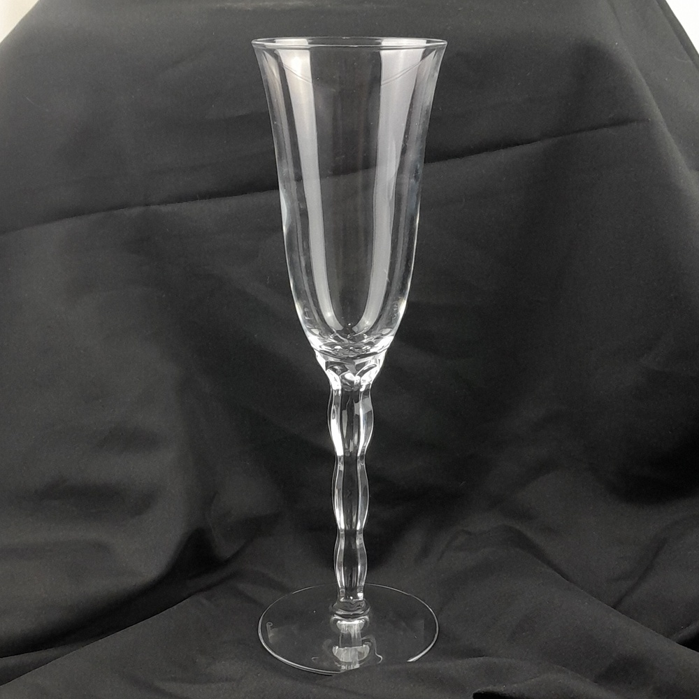 Christofle Kawali Champagne Wavy Stem Glass Flute